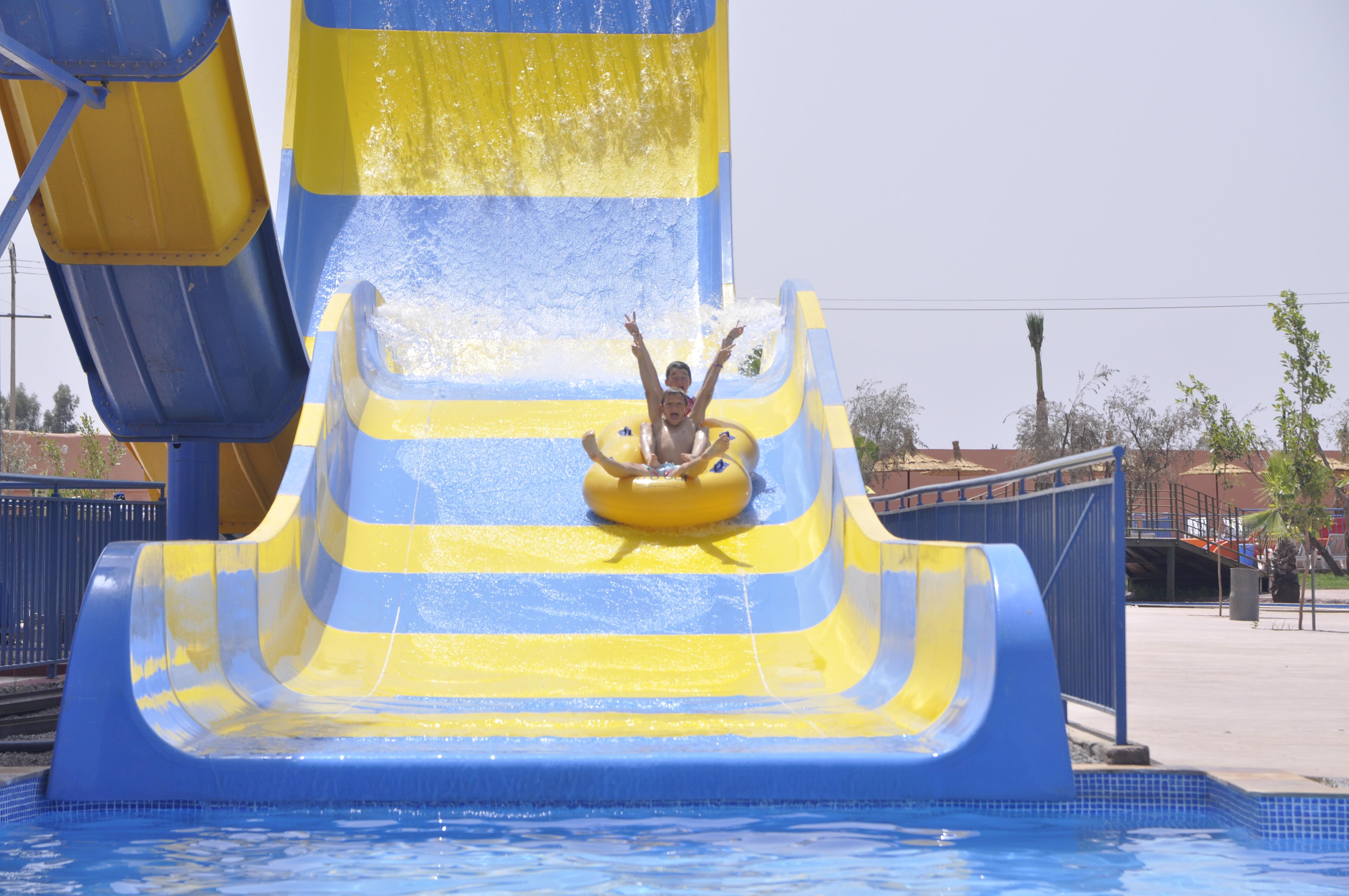 Eden Andalou Aquapark & Spa Douar Douar Bellouk Exterior photo A water slide