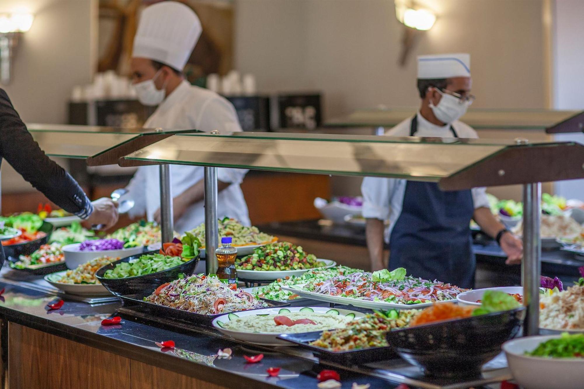 Eden Andalou Aquapark & Spa Douar Douar Bellouk Exterior photo A salad bar